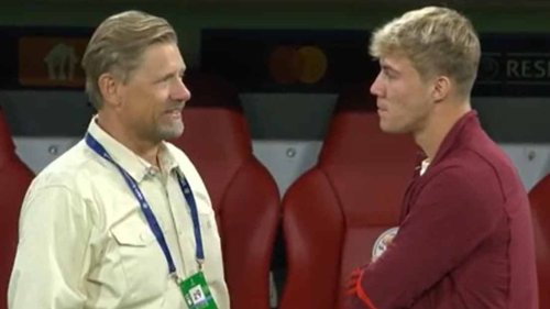 Hojlund grateful for Schmeichel's support
