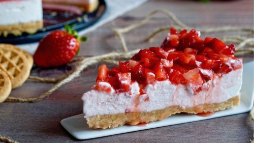 Cheesecake aux fraises et au mascarpone sans cuisson