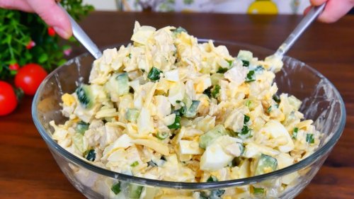 Salade de poulet et aux œufs : je n’ai jamais mangé une salade de poulet aussi savoureuse !