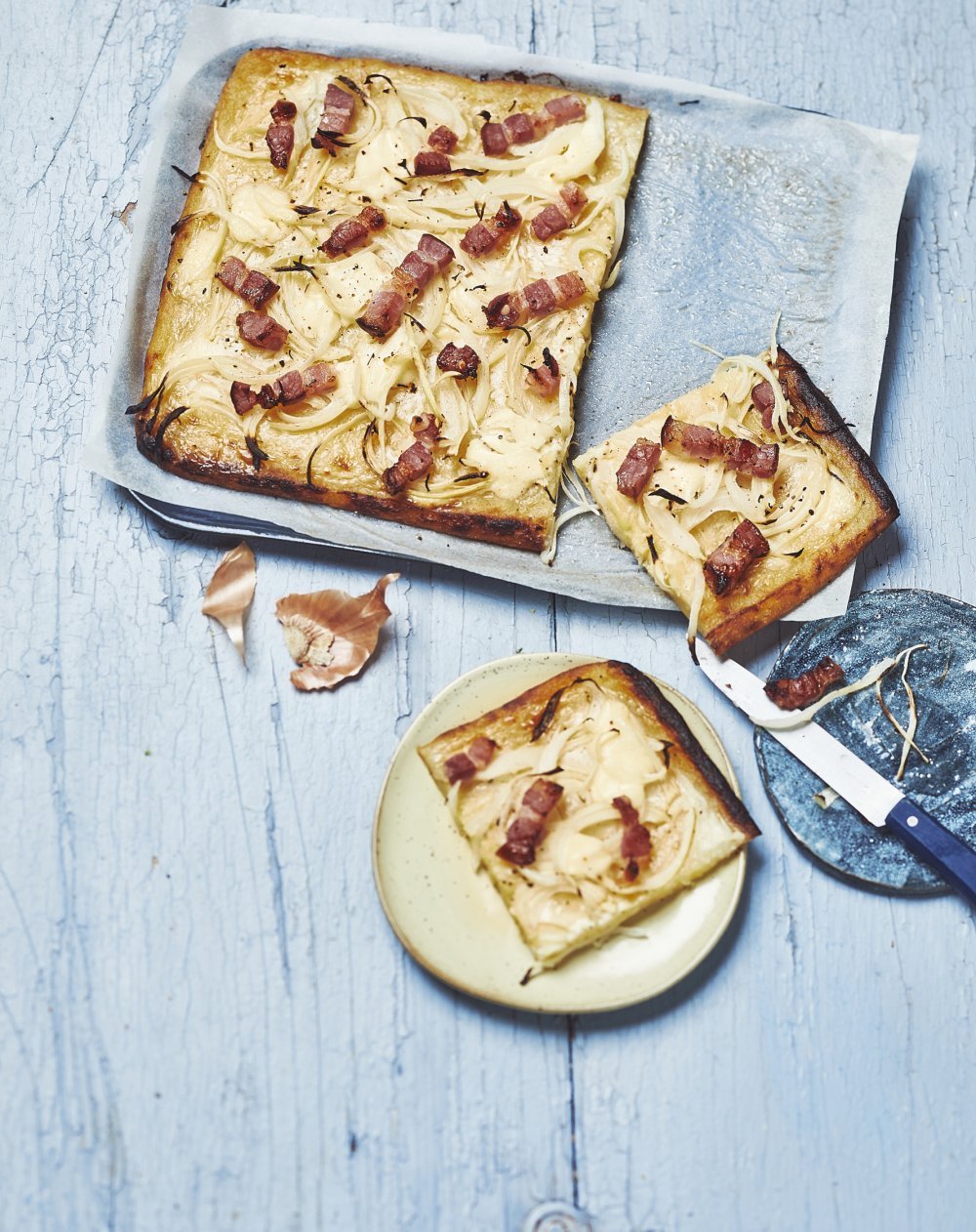 Flammekueche aux pommes de terre
