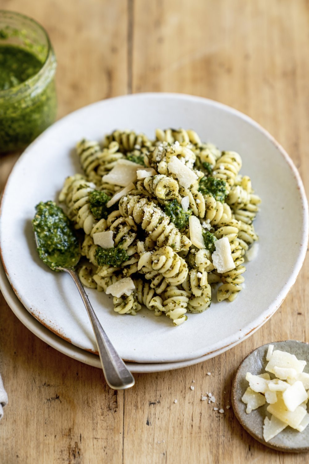 Fusilli au pesto de chou kale