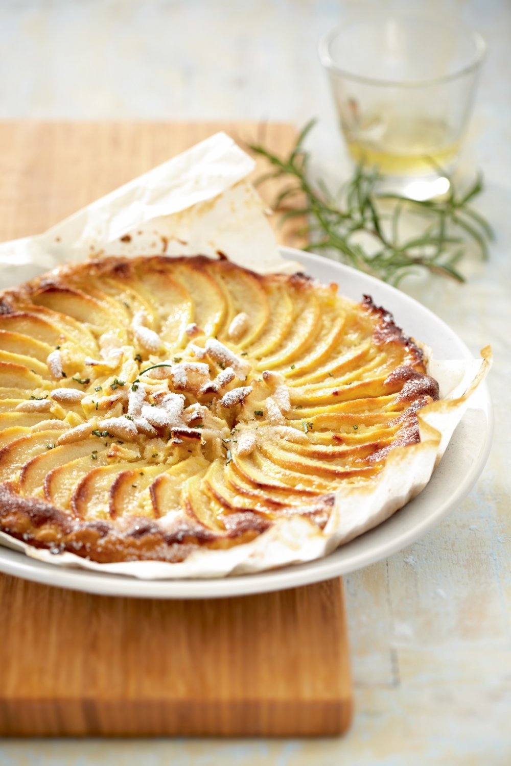 Tarte aux pommes et à la fleur d'oranger