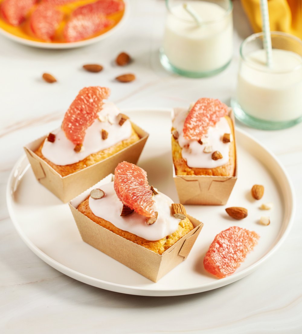 Petits gâteaux au pamplemousse
