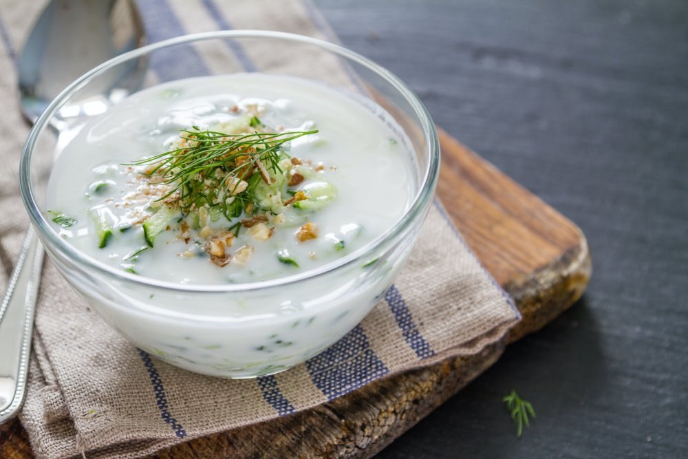 La soupe froide au concombre de Paul Bocuse