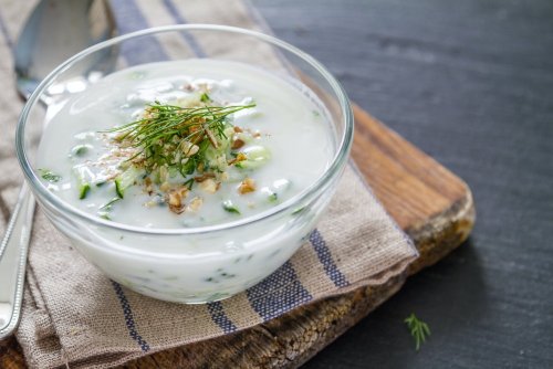 La soupe froide au concombre de Paul Bocuse