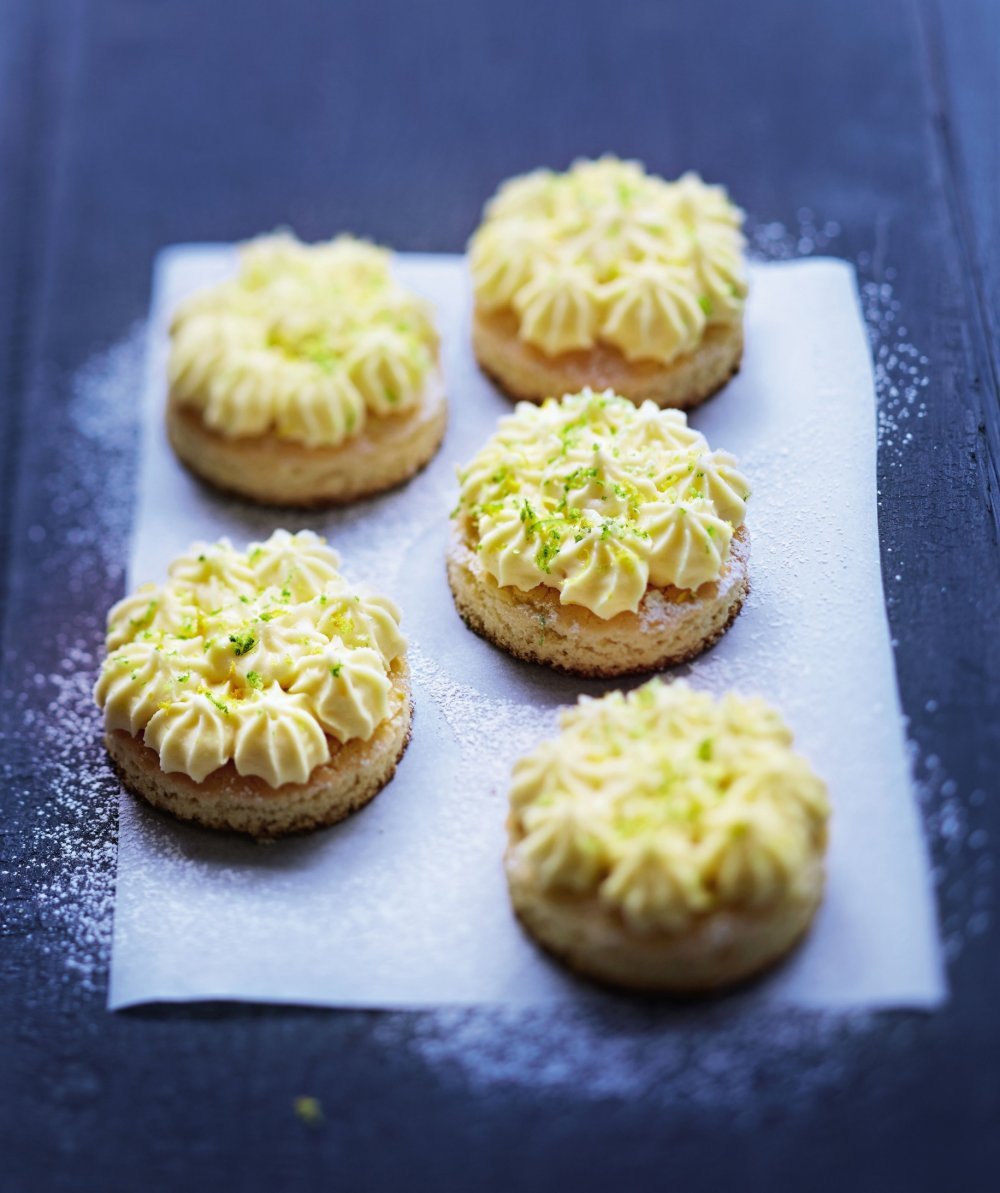 Sablés et crème au citron