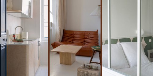 Avant/ Après : un studio de 27 m² métamorphosé en un Airbnb design