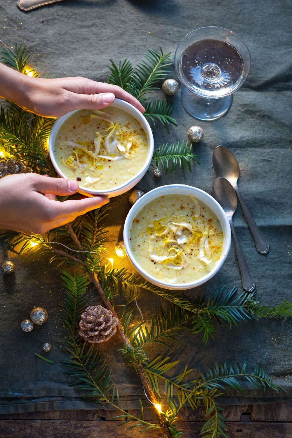 Velouté d'endives au curry