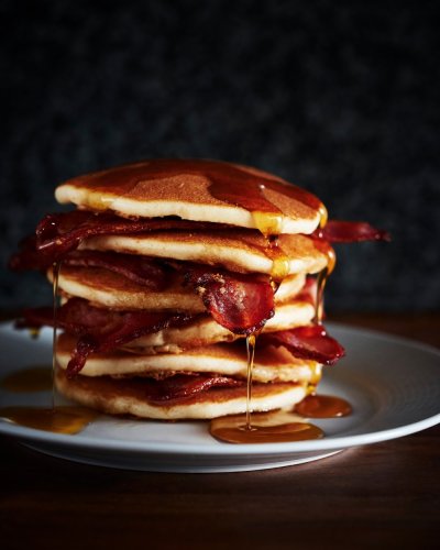 Pancakes au bacon comme au Québec