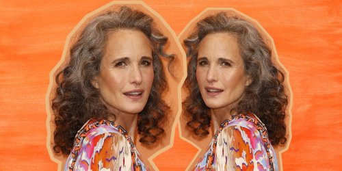 À 64 ans, Andie MacDowell assume avec fierté ses cheveux gris : "Je suis fatiguée d'essayer d'être jeune"