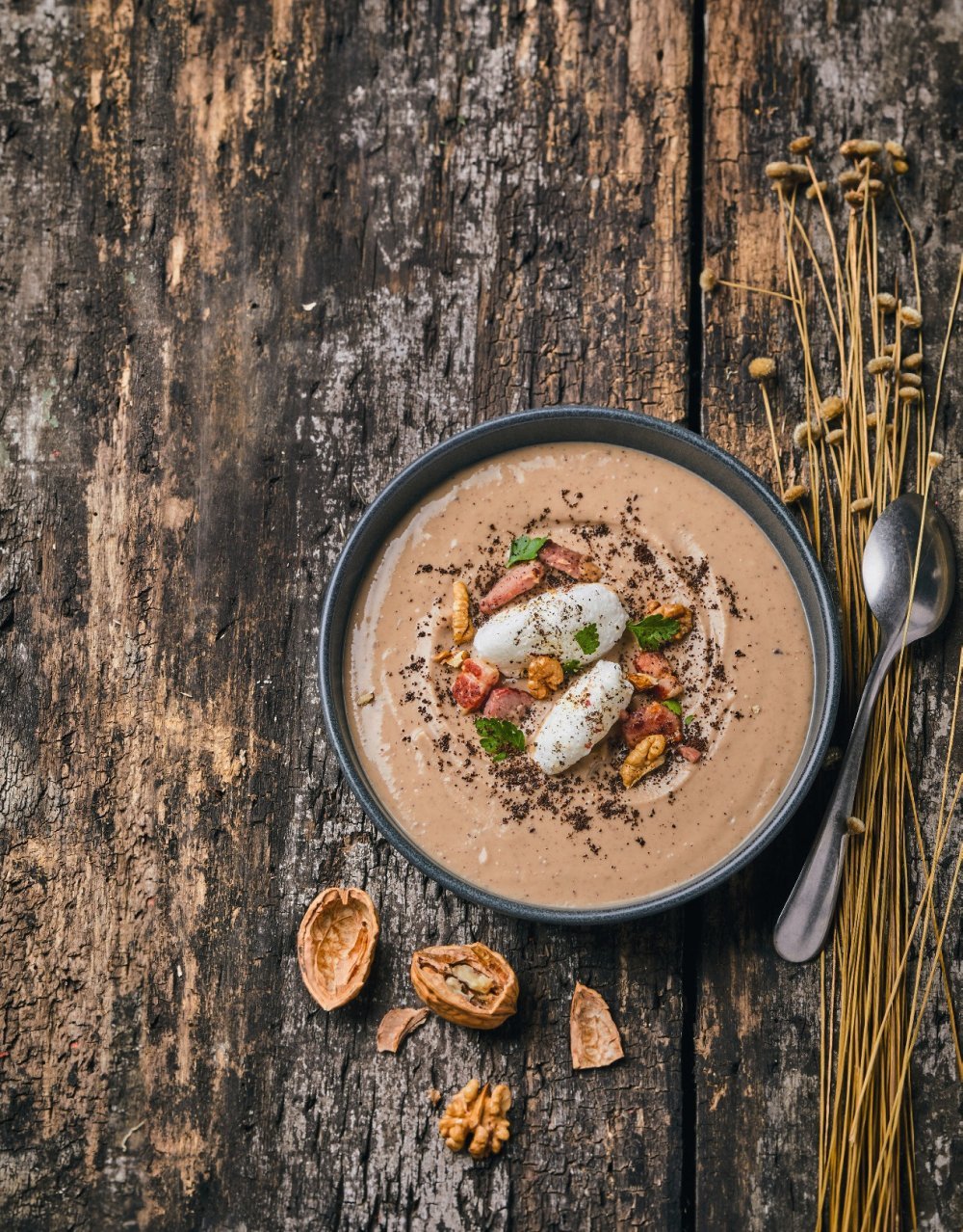 Velouté de châtaigne au café