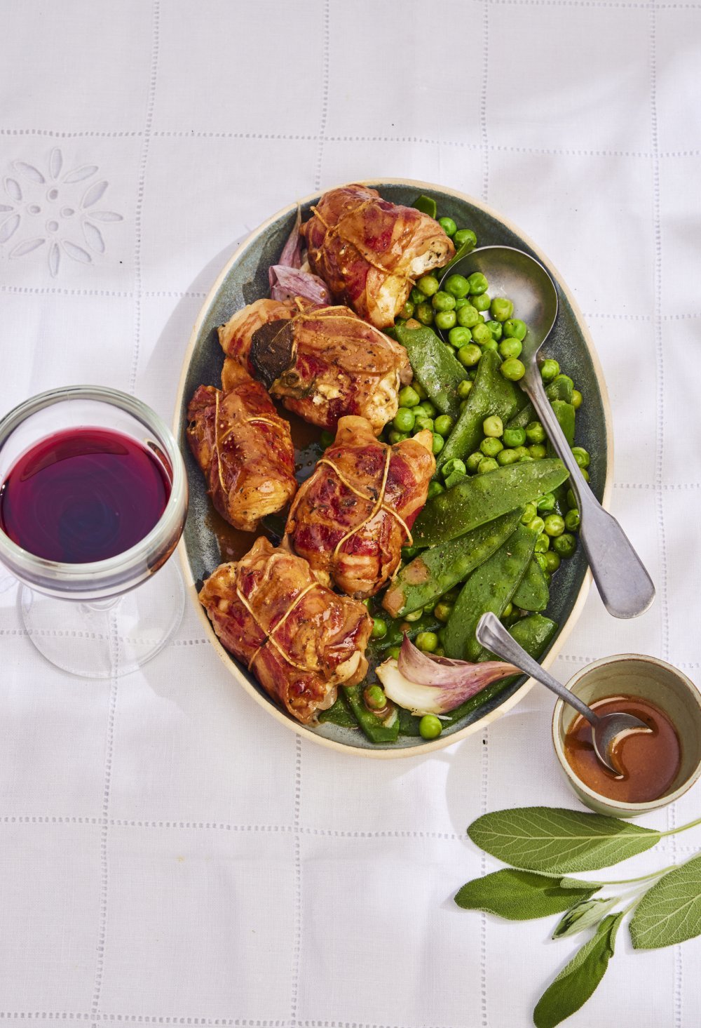 Involtini de poulet à la pancetta