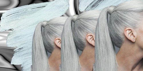 Le grey blending, la technique de balayage pour passer aux cheveux blancs en douceur