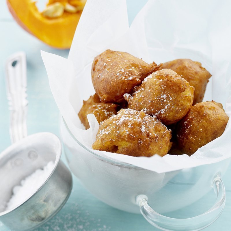 Beignets de potimarron au citron