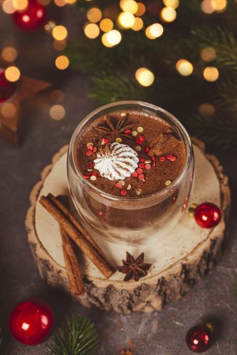 Mousse au chocolat à la cannelle