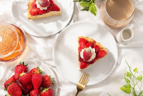 Gâteau magique aux fraises