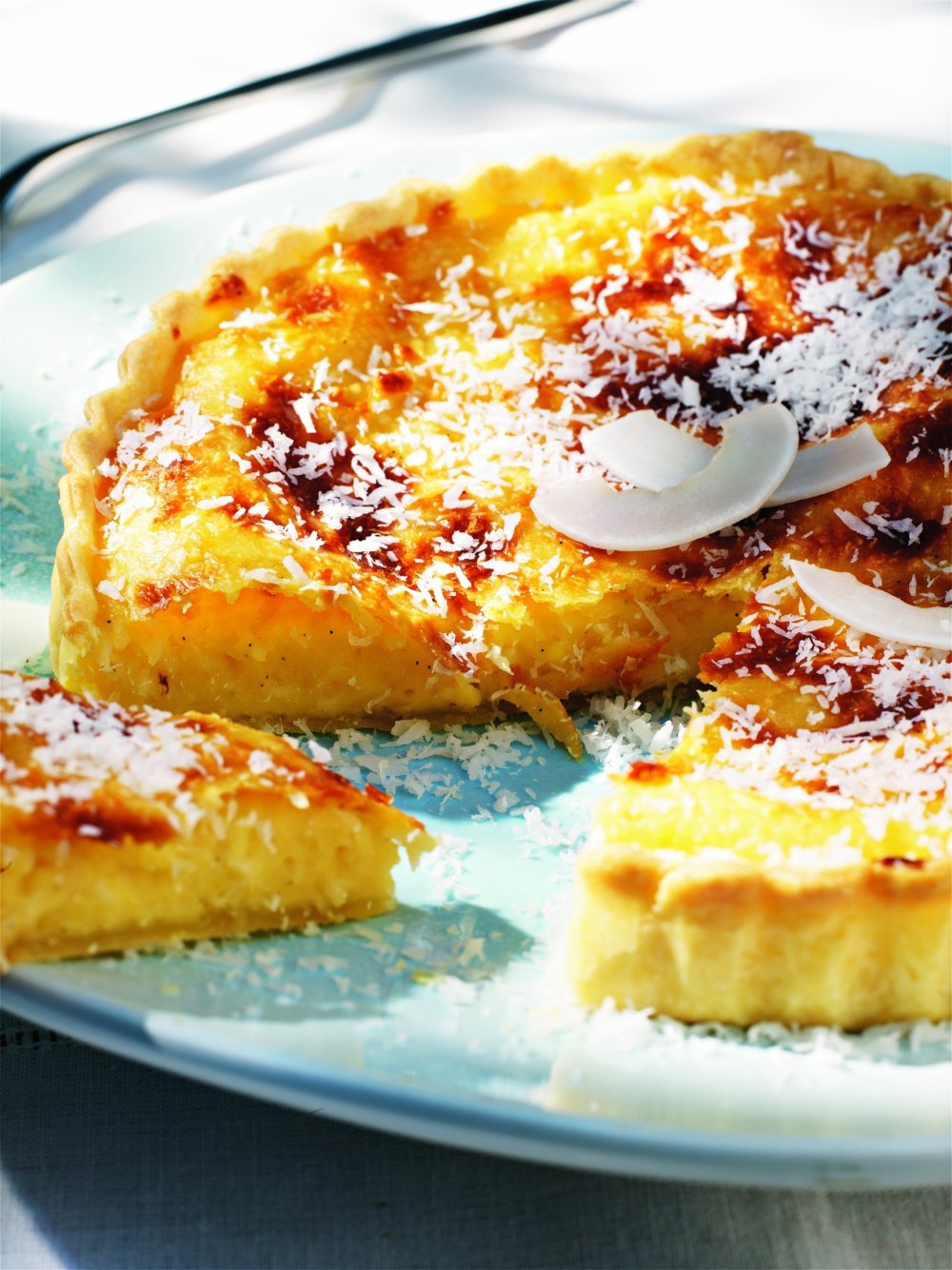 Flan pâtissier à la noix de coco