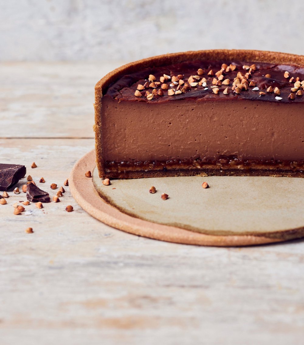 Flan pâtissier au chocolat et sarrasin