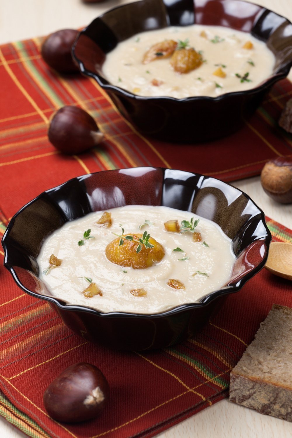 Velouté de châtaignes et panais