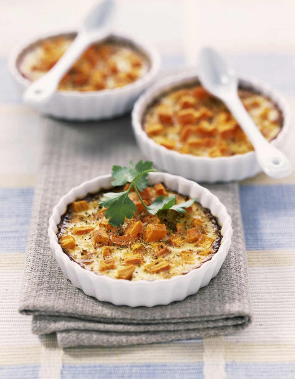 Clafoutis aux carottes et au cumin