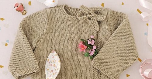 Tricot Bebe Patron Facile Pour Tricoter Un Gilet Flipboard