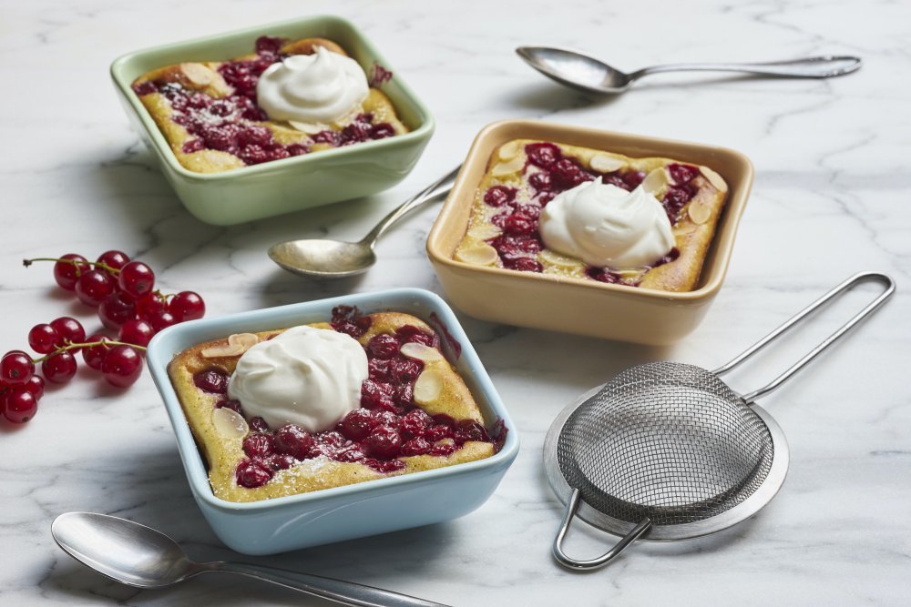 Clafoutis aux groseilles