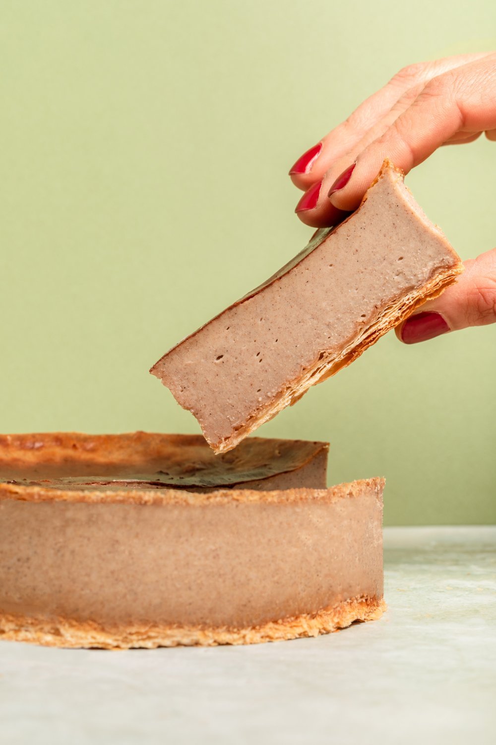 Flan pâtissier à la cannelle