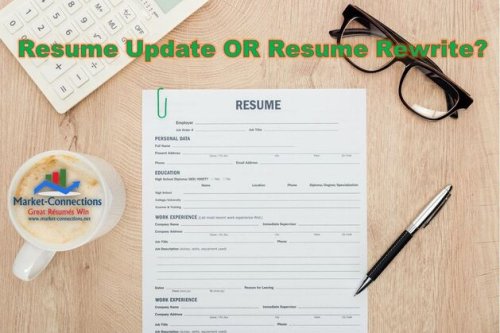 Resume Update OR Resume Rewrite?