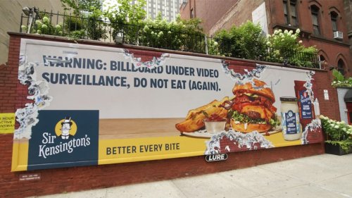 Esta campaña de publicidad exterior está para comérsela a mordiscos