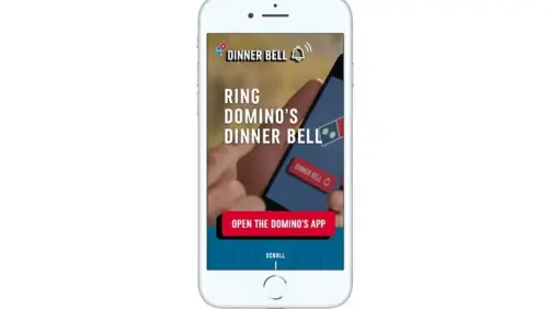 Domino's mobile app rings in new virtual dinner bell