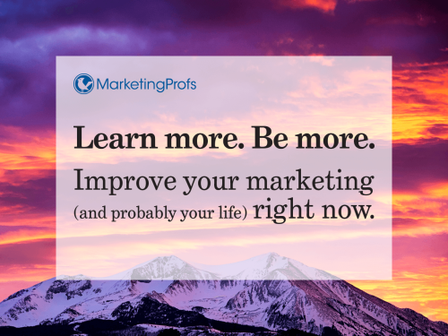 MarketingProfs | Improve your marketing right now. Marketing Training for Professionals.