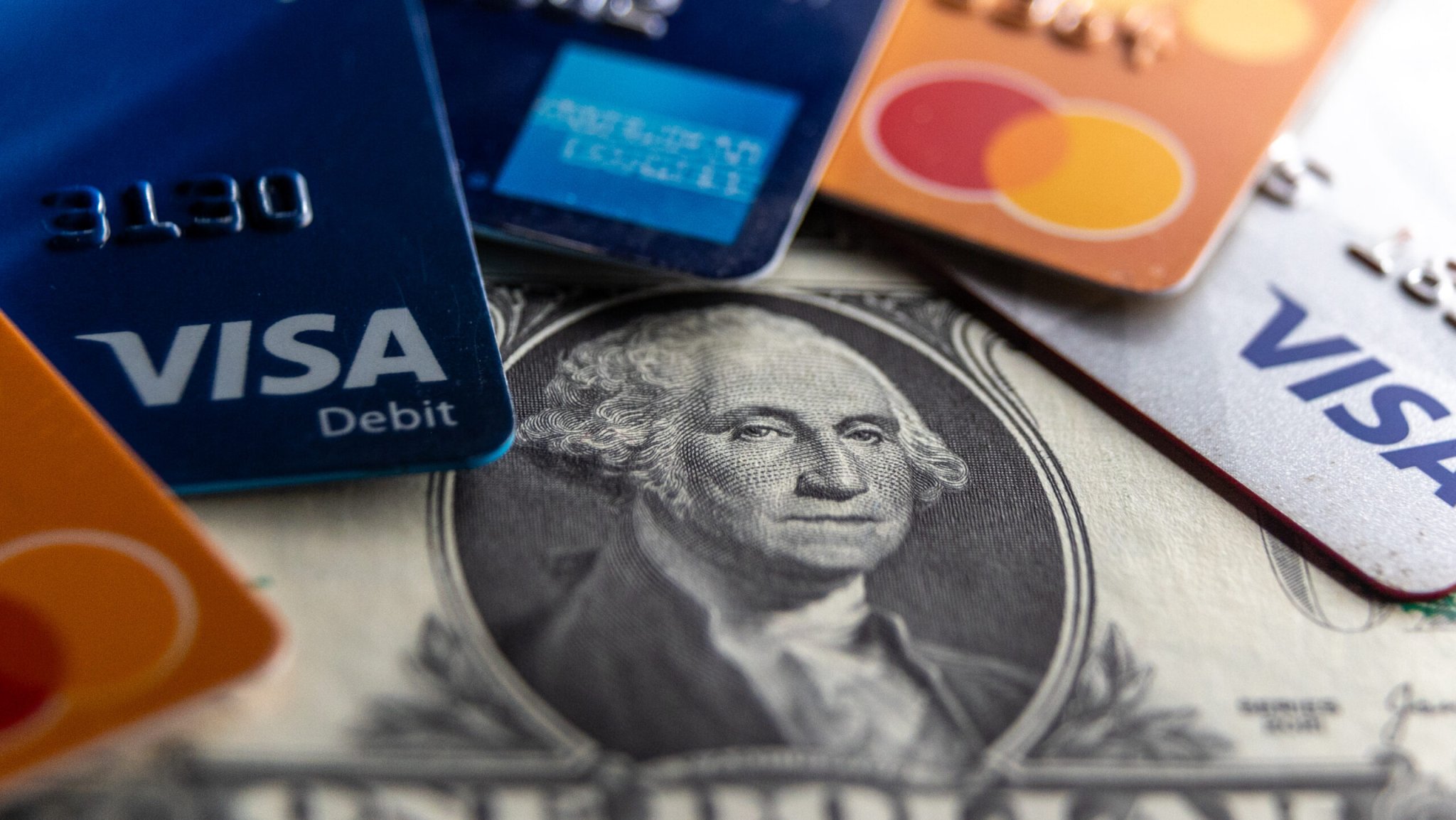 A jump in credit card defaults