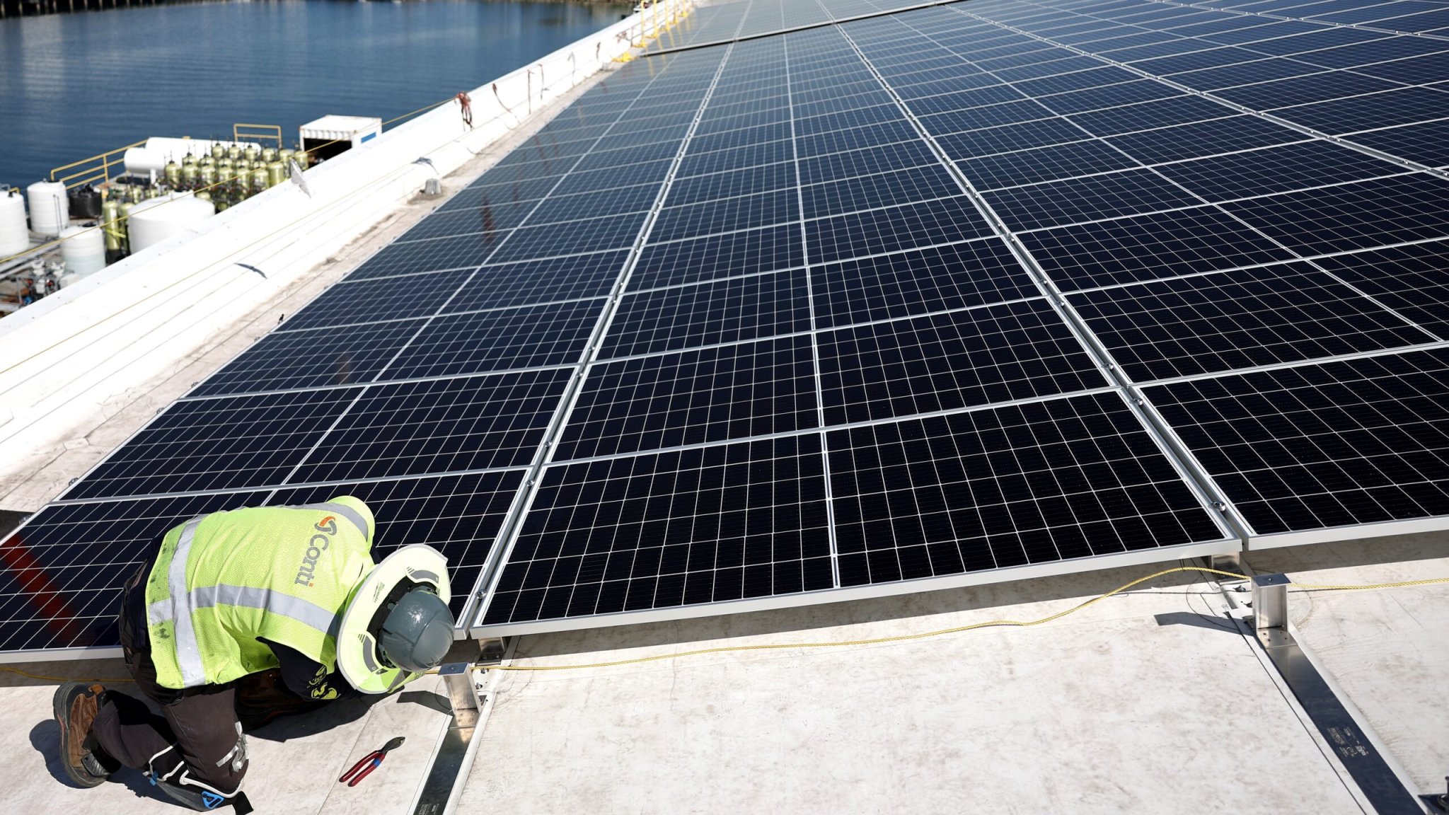 The U.S. added a record amount of solar energy generating capacity in 2024