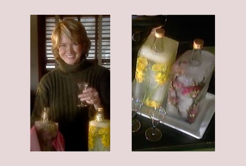 Martha's Icy Vodka Trick Is Too Gorgeous Not to Try at Your Next Party—Here's How to Do It