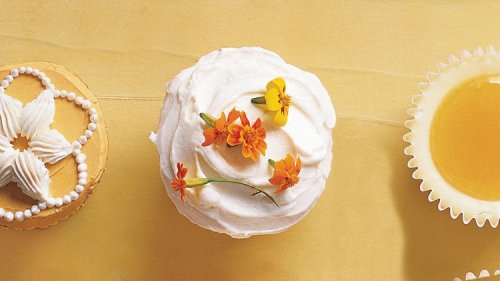 Edible-Flowers Cupcakes