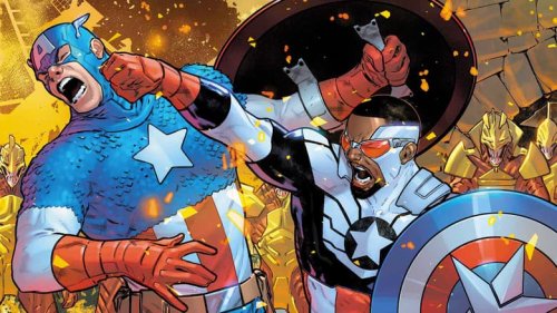 Captain America Vs. Captain America! Sam And Steve Battle For The Right To Lead In CAPTAIN AMERICA: COLD WAR