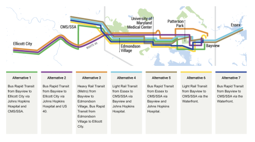 Long-range plan contemplates nearly $4 billion for Baltimore region transit corridors