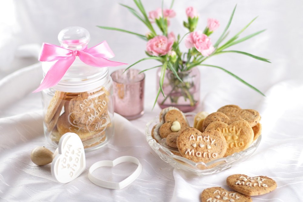 Personalisierte Geschenke aus der Küche & Erdbeer-Kekse zum Valentinstag - Mary loves