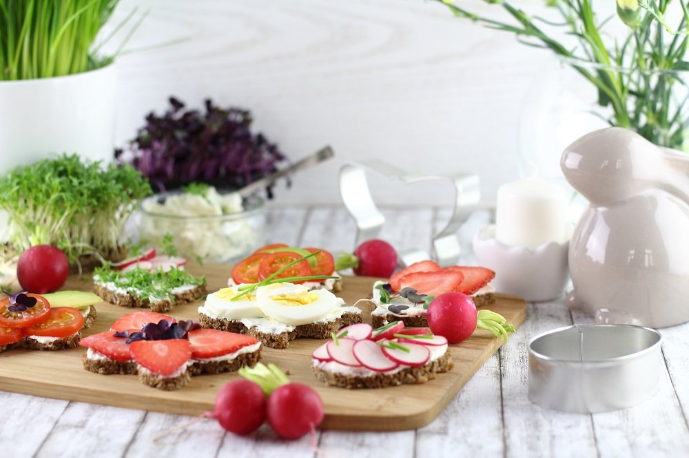 Herzhafte und süße Oster-Canapés für den Osterbrunch - Mary loves