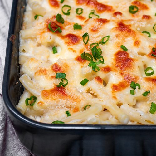 Baked 3 Cheese Mac and Cheese Recipe