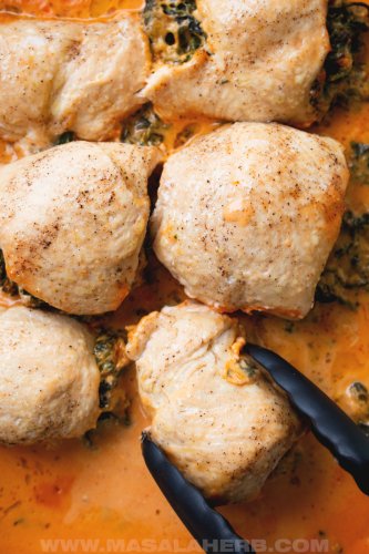 This Spinach-Stuffed Chicken Looks Gourmet but Is Shockingly Easy to Make