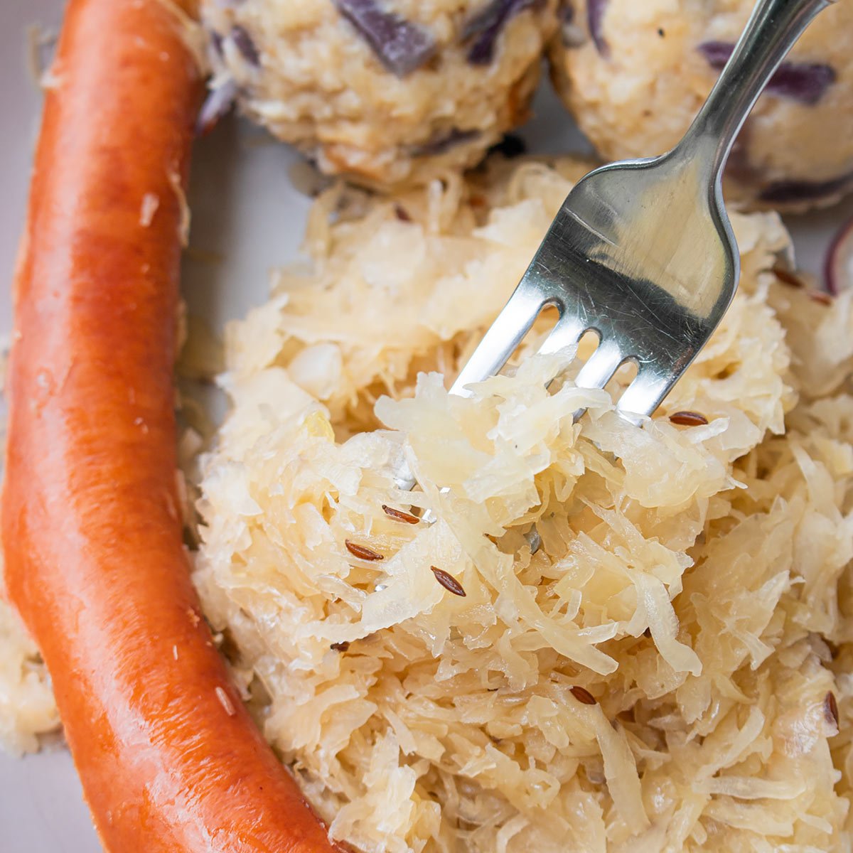 Bavarian Sauerkraut and Sausage Recipe