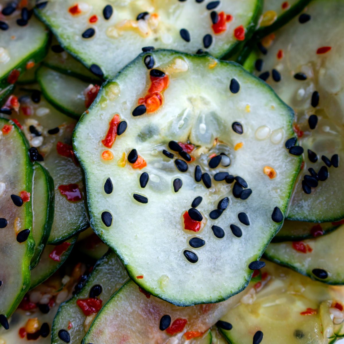 Spicy Asian Cucumber Salad