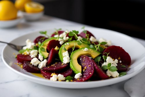 Ces 3 ingrédients suffisent pour une salade facile à faire et pleine de bienfaits : bettrave, avocat et feta