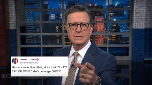 Stephen Colbert hits back hard at Trump for Taylor Swift post