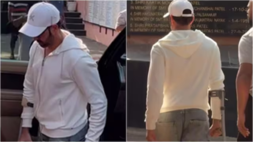 Watch: Hrithik Roshan Walks With Crutches At Deb Mukherjee's Funeral Due To Knee Injury During War 2 Shoot
