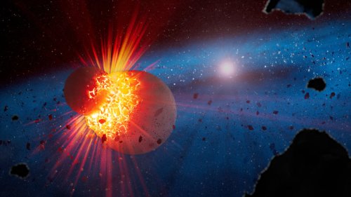 How violent was that planet crash? Astronomers check the dust.