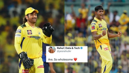 MS Dhoni’s Reaction Goes Viral After CSK Star Touches Thalia’s Feet In Viral Video Before Going To Bowl