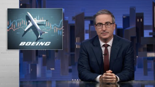 John Oliver goes after Boeing with a brutal parody ad