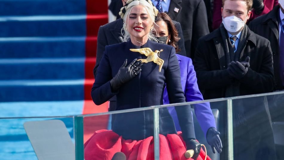 Watch Lady Gaga's perfect inauguration performance of the national anthem